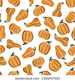 Patrón con calabaza colorida para halloween
