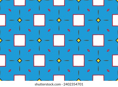 pattern with colorful squares.Scrapbook seamless pattern. Cute baby backgrounds. Retro pastel print. Geometric childish wrapping backdrop.    