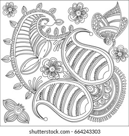 Pattern for coloring book.