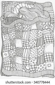 Pattern coloring book 