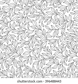 Padrão para livro de cores. Etnia, floral, retro, rabiscar, elemento de design tribal. Fundo preto e branco. Plano de fundo do vetor de rabiscar. Henna paisley mehndi doodles design tribal elemento