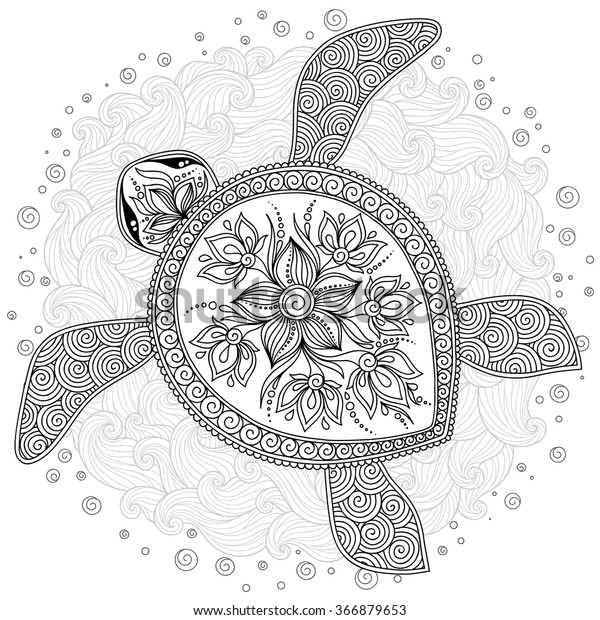 pattern coloring book coloring book pages stock vector