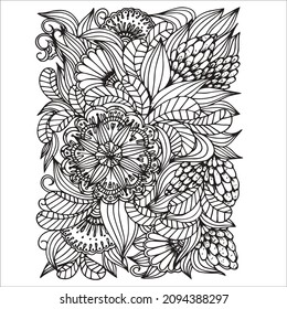 Pattern coloring page for everyone
