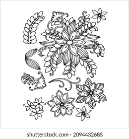 Pattern coloring page for everyone