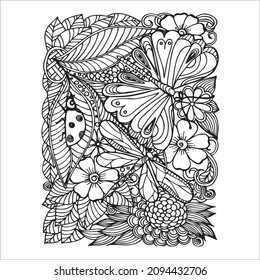 Pattern coloring page for everyone