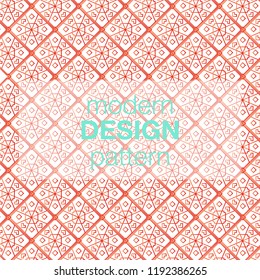 pattern in colors with geometric elements. Pattern in hipster style. Pattern is suitable for posters, postcards, fabric or wrapping paper