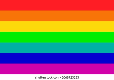 A pattern in the colors of the rainbow. The concept is an ornament of free love, gender equality, tolerance, acceptance of LGBT communities. Vector graphics.