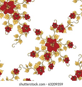 Pattern from colors without a seam, it is possible to fill any contour