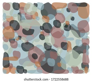 Pattern combination, of hand drawn various shapes and doodle objects. Abstract contemporary modern trendy vector illustration. All elements are isolated