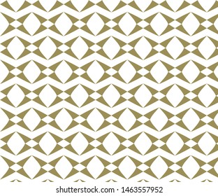 Pattern of a combination of stars and diamonds. Golden brown geometric abstract background monochrome.