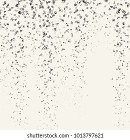 The pattern composed from letters. Illustration for education writing design. Graphic concept for your design