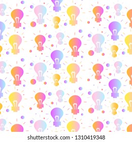 The pattern consists of glass bulbs. Bright background.