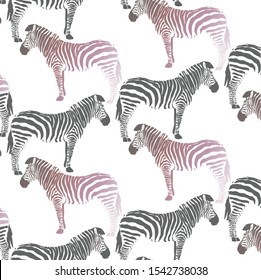 Pattern contains images of zebras.