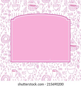 Pattern for the cookbook. Design for cooking page. design cookbook page. background cookbook.