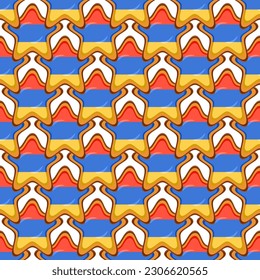 Pattern cookie with flag country Armenia in tasty biscuit, pattern cookie consist of flag country Armenia on natural biscuit, fresh biscuit cookie with flag country Armenia creative pattern sweet food