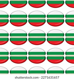 Pattern cookie with flag country Bulgaria in tasty biscuit, pattern cookie consist of flag country Bulgaria on natural biscuit, fresh biscuit cookie with flag country Bulgaria it pattern sweet food