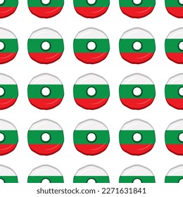Pattern cookie with flag country Bulgaria in tasty biscuit, pattern cookie consist of flag country Bulgaria on natural biscuit, fresh biscuit cookie with flag country Bulgaria it pattern sweet food