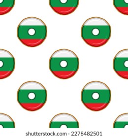 Pattern cookie with flag country Bulgaria in tasty biscuit, pattern cookie consist of flag country Bulgaria on natural biscuit, fresh biscuit cookie with flag country Bulgaria it pattern sweet food