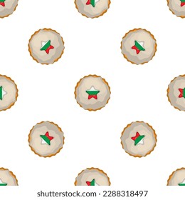 Galleta de patrón con el país de la bandera Bulgaria en una galleta sabrosa, galleta de patrón consisten en el país de la bandera Bulgaria en galleta natural, galleta fresca de galleta con el país de la bandera Bulgaria patrón comida dulce