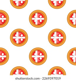 Pattern cookie with flag country Denmark in tasty biscuit, pattern cookie consist of flag country Denmark on natural biscuit, fresh biscuit cookie with flag country Denmark it new pattern sweet food
