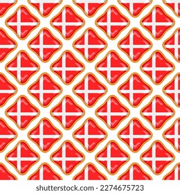 Pattern cookie with flag country Denmark in tasty biscuit, pattern cookie consist of flag country Denmark on natural biscuit, fresh biscuit cookie with flag country Denmark it new pattern sweet food