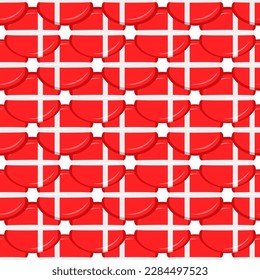 Pattern cookie with flag country Denmark in tasty biscuit, pattern cookie consist of flag country Denmark on natural biscuit, fresh biscuit cookie with flag country Denmark it new pattern sweet food
