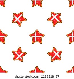 Pattern cookie with flag country Denmark in tasty biscuit, pattern cookie consist of flag country Denmark on natural biscuit, fresh biscuit cookie with flag country Denmark it new pattern sweet food