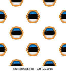Pattern cookie with flag country Estonia in tasty biscuit, pattern cookie consist of flag country Estonia on natural biscuit, fresh biscuit cookie with flag country Estonia it new pattern sweet food