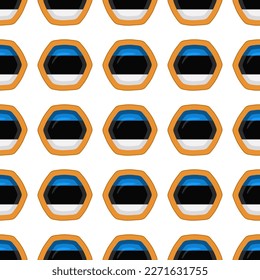 Pattern cookie with flag country Estonia in tasty biscuit, pattern cookie consist of flag country Estonia on natural biscuit, fresh biscuit cookie with flag country Estonia it new pattern sweet food