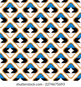 Pattern cookie with flag country Estonia in tasty biscuit, pattern cookie consist of flag country Estonia on natural biscuit, fresh biscuit cookie with flag country Estonia it new pattern sweet food