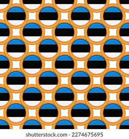 Pattern cookie with flag country Estonia in tasty biscuit, pattern cookie consist of flag country Estonia on natural biscuit, fresh biscuit cookie with flag country Estonia it new pattern sweet food