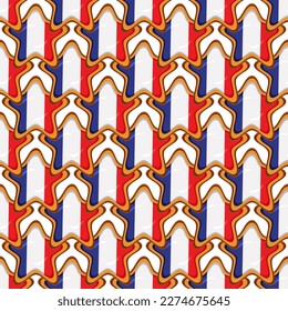 Pattern cookie with flag country France in tasty biscuit, pattern cookie consist of flag country France on natural biscuit, fresh biscuit cookie with flag country France it creative pattern sweet food