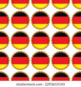 Pattern cookie with flag country Germany in tasty biscuit, pattern cookie consist of flag country Germany on natural biscuit, fresh biscuit cookie with flag country Germany creative pattern sweet food