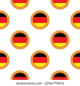 Pattern cookie with flag country Germany in tasty biscuit, pattern cookie consist of flag country Germany on natural biscuit, fresh biscuit cookie with flag country Germany creative pattern sweet food