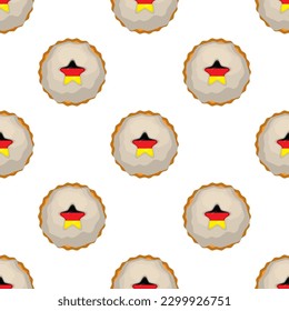 Pattern cookie with flag country Germany in tasty biscuit, pattern cookie consist of flag country Germany on natural biscuit, fresh biscuit cookie with flag country Germany creative pattern sweet food