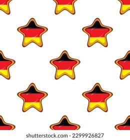 Pattern cookie with flag country Germany in tasty biscuit, pattern cookie consist of flag country Germany on natural biscuit, fresh biscuit cookie with flag country Germany creative pattern sweet food