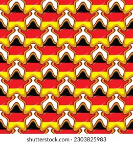 Pattern cookie with flag country Germany in tasty biscuit, pattern cookie consist of flag country Germany on natural biscuit, fresh biscuit cookie with flag country Germany creative pattern sweet food