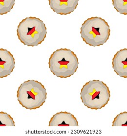 Pattern cookie with flag country Germany in tasty biscuit, pattern cookie consist of flag country Germany on natural biscuit, fresh biscuit cookie with flag country Germany creative pattern sweet food