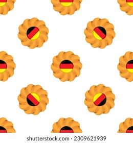 Pattern cookie with flag country Germany in tasty biscuit, pattern cookie consist of flag country Germany on natural biscuit, fresh biscuit cookie with flag country Germany creative pattern sweet food