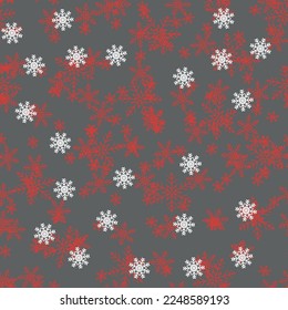 Pattern Cool Effect. Random Snow Polka. Black Vector Dot. White Modern Polka Spot. Small Abstract Fun. Red Confetti Dot. Retro Color Background. Seamless Night Concept. Seamless Fashion Background.