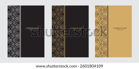 Pattern Cover Page for Dairy, Book, Profile