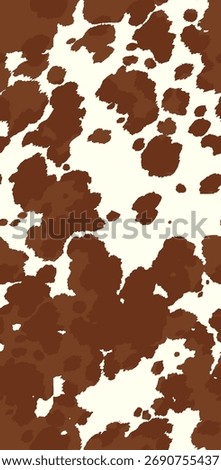 pattern cow leather natural print animal skin. Realistic cow fur seamless skin pattern	
