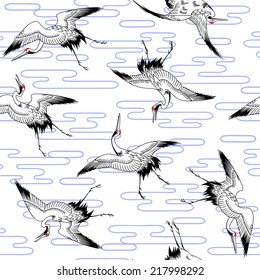 pattern of crane,