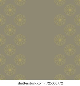 Pattern created from abstract floral elements
