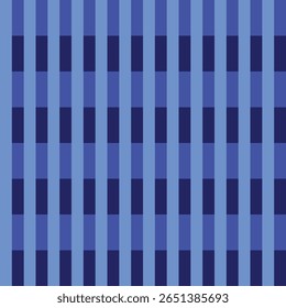 Pattern created from pale blue stripes and blue and navy rectangles