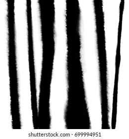 Pattern with creative texture. Vector background of paint strokes. Black and white. Striped pattern.