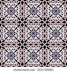 Padrão com quadrado de vovó de crochê com flores papel de parede artesanal arte decorativa design imprimir	