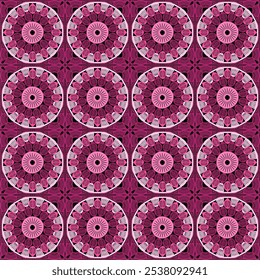 Pattern with crochet granny square with flowers wallpaper handmade decorative art design print	