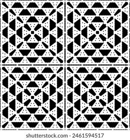 Pattern with crochet granny square wallpaper handmade decorative art design print 