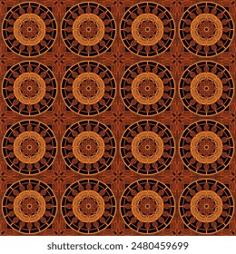 Patrón con ganchillo granny Fondo de pantalla cuadrado hecho a mano arte decorativo impresión de diseño 